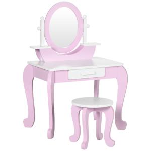 Tocador infantil 65.5x46x93 cm rosa