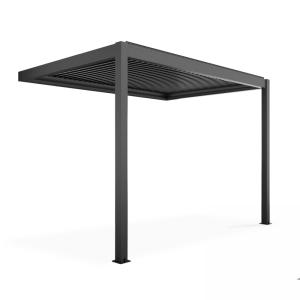 Toldo bioclimático adosado de aluminio de 3 x 3 x 25 m