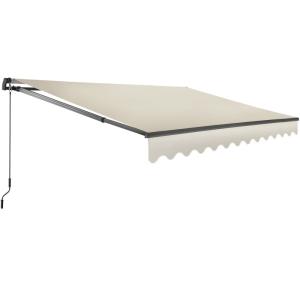Toldo con brazo articulado y soporte pared, 300 x 250 cm, b…