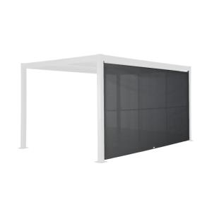 Toldo de aluminio y textileno para pérgola bioclimática, 4m…