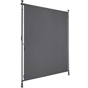Toldo de pinza con manivela, altura ajustable, 120x310 cm,…