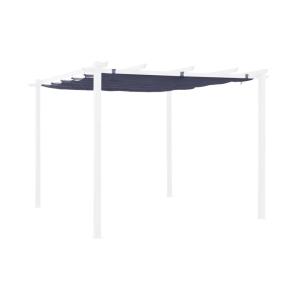 Toldo de techo de pérgola 3x3m, gris