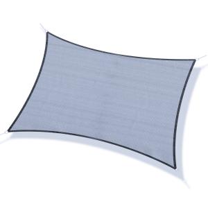 Toldo de vela 400x300 cm gris