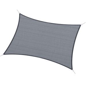 Toldo de vela 400x600 cm gris