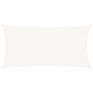 Toldo de vela blanco poliéster 160 g/m² 2,5x5 m