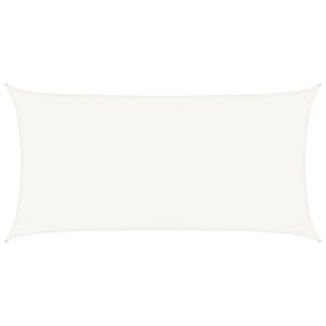 Toldo de vela blanco poliéster 160 g/m² 3x6 m