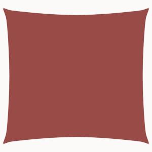 Toldo de vela cuadrado de tela oxford marrón 2x2 m terracot…