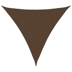 Toldo de vela marrón poliéster 160 g/m² 4,5x4,5x4,5 m