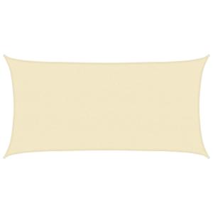 Toldo de vela poliéster beige 160 g/m² 2,5x4,5 m
