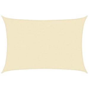 Toldo de vela poliéster beige 160 g/m² 3x5 m