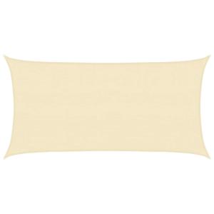 Toldo de vela poliéster beige 160 g/m² 3x6 m