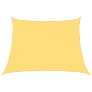 Toldo de vela poliéster beige 160 g/m² 4/5x3 m