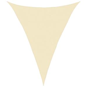 Toldo de vela poliéster beige 160 g/m² 4x5x5 m