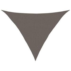 Toldo de vela poliéster gris oscuro 160 g/m² 2,5x2,5x3,5 m