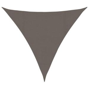 Toldo de vela poliéster gris oscuro 160 g/m² 4x4x4 m