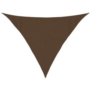 Toldo de vela poliéster marrón 160 g/m² 3,5x3,5x4,9 m