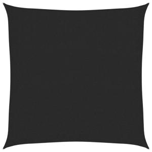 Toldo de vela poliéster negro 160 g/m² 2,5x2,5 m