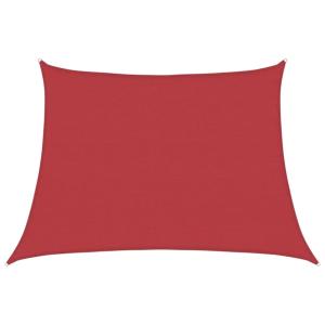 Toldo de vela poliéster rojo 160 g/m² 4/5x3 m