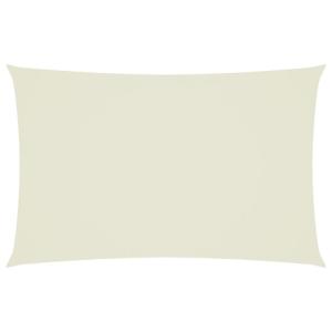 Toldo de vela rectangular tela oxford beige 2,5x5 m