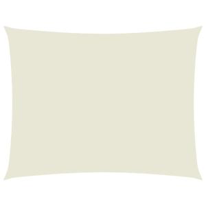 Toldo de vela rectangular tela oxford beige 3,5x4,5 m