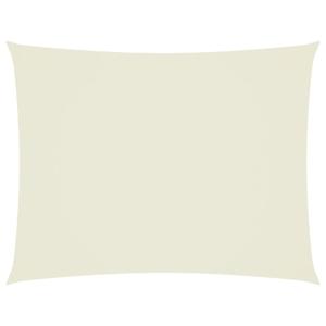 Toldo de vela rectangular tela oxford beige 3,5x5 m