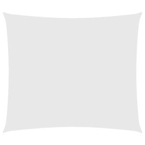 Toldo de vela rectangular tela oxford blanco 2,5x3 m