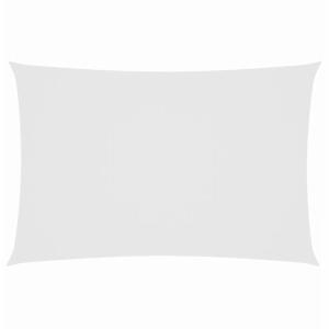 Toldo de vela rectangular tela oxford blanco 2x4,5 m
