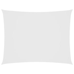 Toldo de vela rectangular tela oxford blanco 3x4 m
