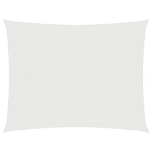 Toldo de vela rectangular tela oxford blanco 3x5 m