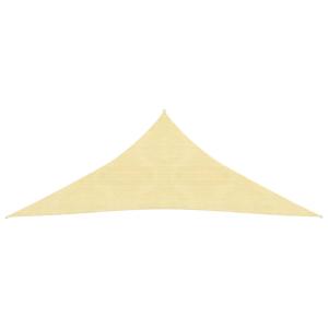 Toldo de vela，vela parasol hdpe beige 160 g/m² 400x400 cm