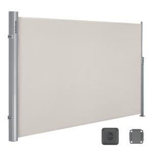 Toldo lateral extensible de 180 x 300 cm de color beige