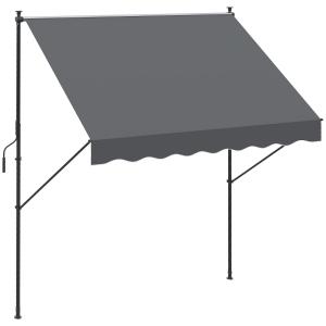 Toldo manual 200x175x310 cm gris