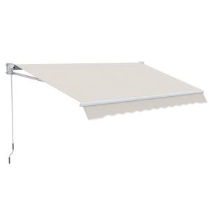 Toldo manual 200x295 cm crema