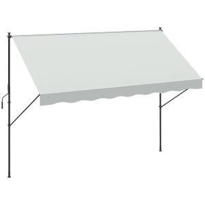 Toldo manual 300x175x310 cm crema