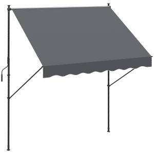 Toldo manual gris 200 x 175 x 310 cm