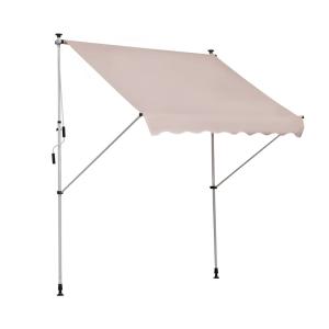 Toldo manual retráctil 200x150x280 cm beige