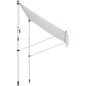 Toldo manual retráctil 200x150x280 cm blanco