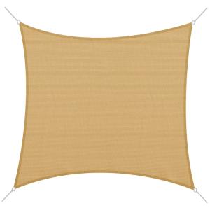 Toldo vela cuadrado 300x300 cm arena