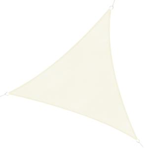 Toldo vela triangular 500x500x500 cm crema