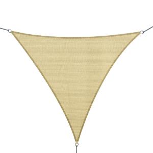 Toldo vela triangular marrón 300 x 300 x 300 cm