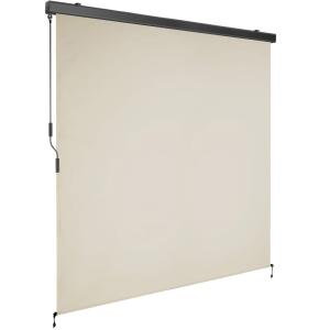 Toldo vertical con manivela, 2 soportes pared, 180x250 cm,…