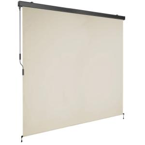 Toldo vertical con manivela, 2 soportes pared, 200x250 cm,…