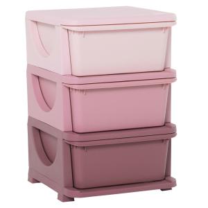 Torre de almacenamiento infantil color rosa 37 x 37 x 56.5…