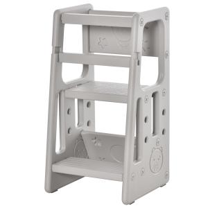 Torre de aprendizaje 47x47x90 cm gris