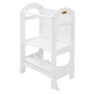 Torre de aprendizaje infantil con pizarra madera blanca tab…