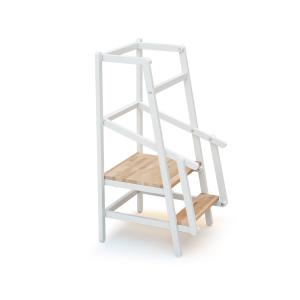 Torre de observación/aprendizaje para niños  en madera blan…