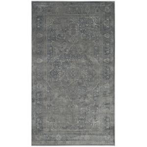 Tradicional azul/gris alfombra 100 x 170