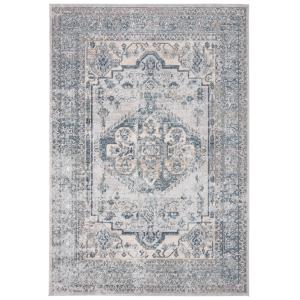 Tradicional azul/neutral alfombra 120 x 180