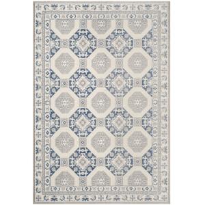 Tradicional azul/neutro alfombra 155 x 230