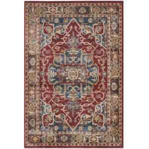 Tradicional rojo/azul alfombra 200 x 275